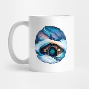 Round Doors in Winter - Fantasy Mug